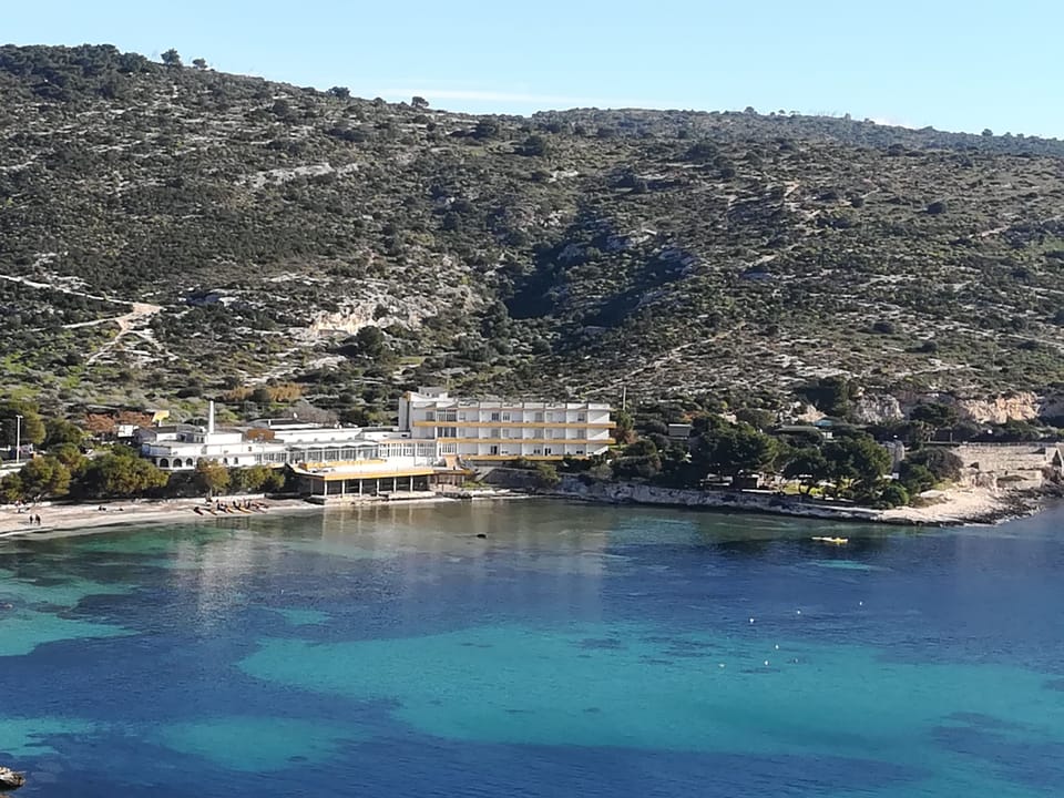 On the beach, sun loungers, beach umbrellas, beach towels
