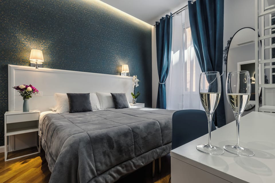 Superior Double Room | Desk, laptop workspace, blackout drapes, iron/ironing board (on request)