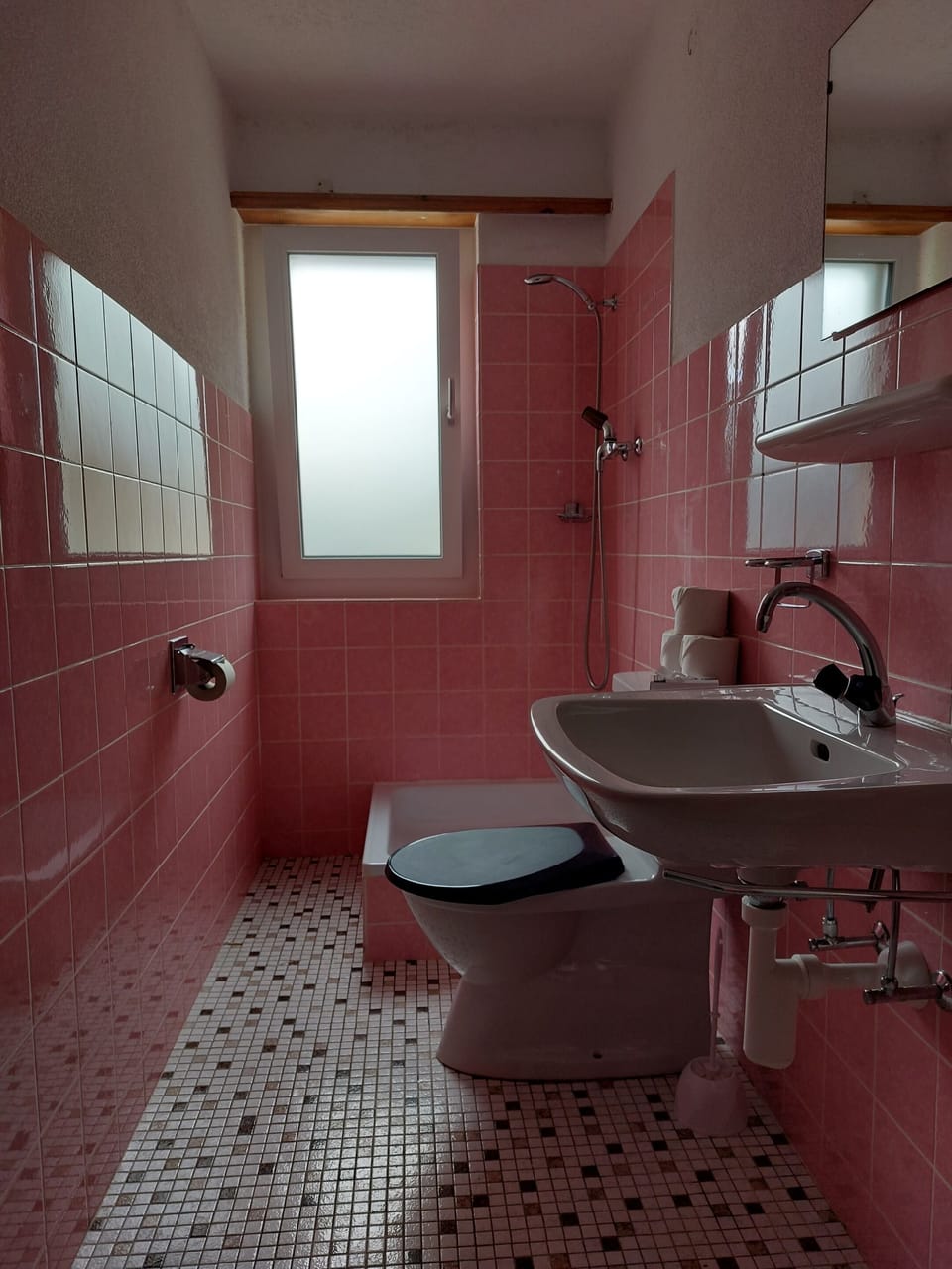 Economy Double or Twin Room, Balcony, Mountain View | Bathroom | Shower