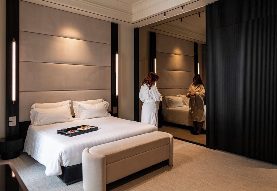 Luxury Suite, Balcony | Frette Italian sheets, premium bedding, down comforters