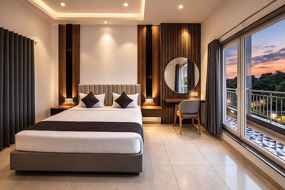 Luxury Pool View Room With Bathtub | Hypo-allergenic bedding, down comforters, individually decorated