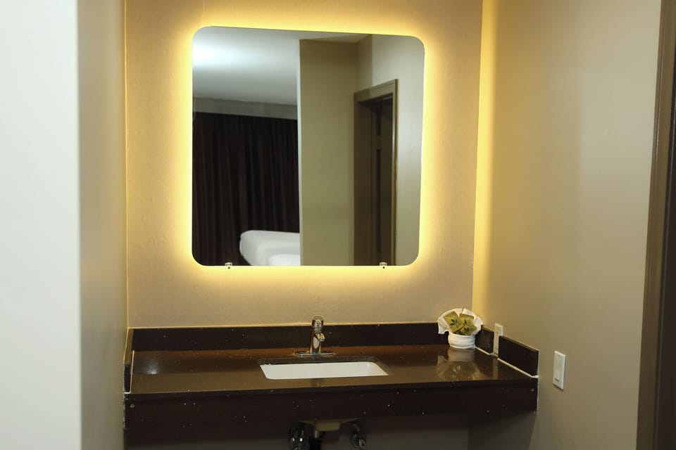 Premium bedding, desk, iron/ironing board (on request), WiFi (free)