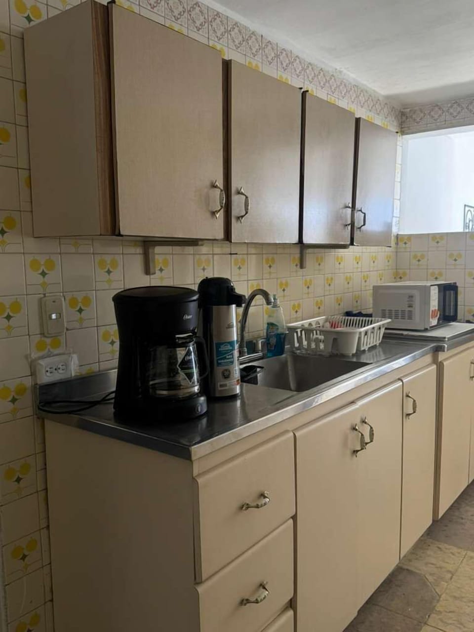 Shared fridge, microwave