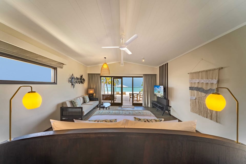 Romantic Beach Villa | In-room safe, iron/ironing board, free WiFi
