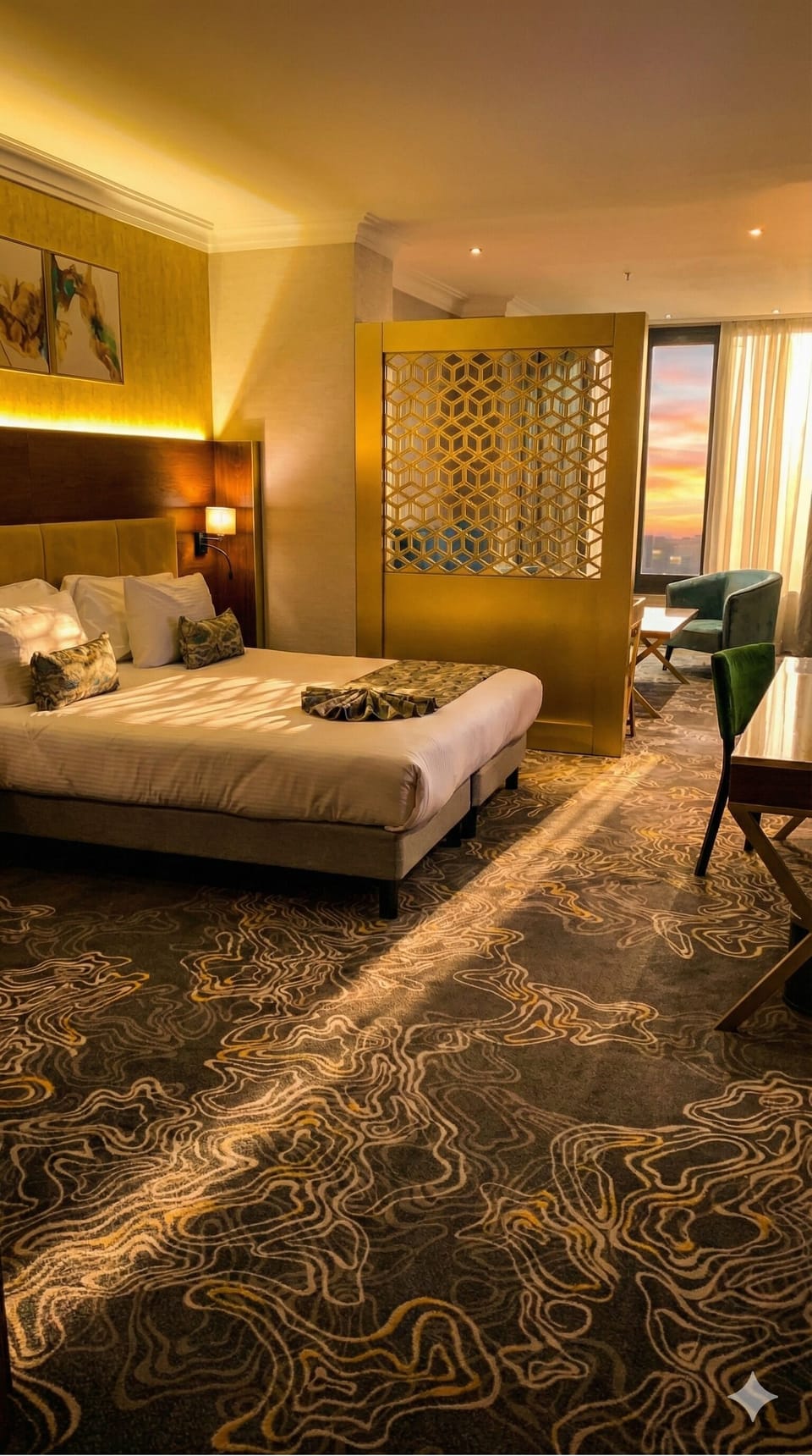 Luxury Suite, Sea View | Egyptian cotton sheets, premium bedding, memory foam beds, minibar