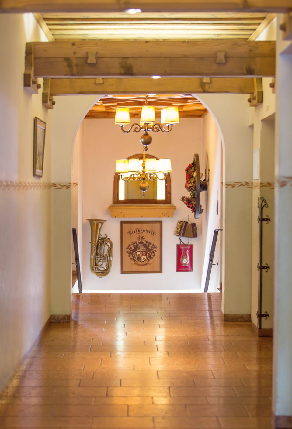 Interior entrance