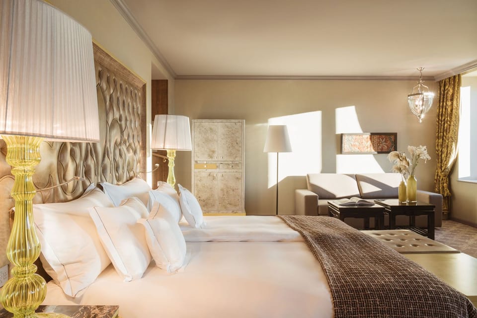 Deluxe Junior Suite, Lake View (65 m²) | Premium bedding, minibar (free items), in-room safe, desk