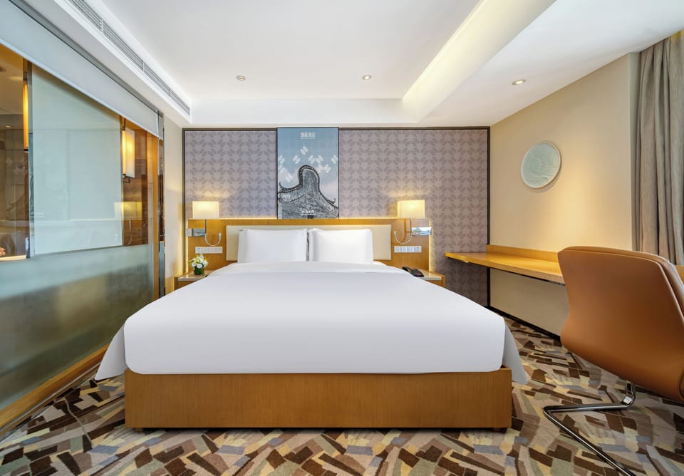 Superior Room, Private Bathroom, City View | In-room safe, desk, laptop workspace, blackout drapes