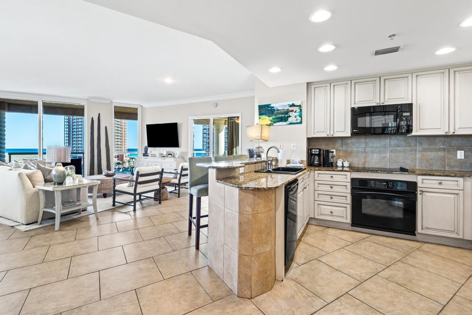 Condo, Multiple Beds (Portofino Island Resort 4-704) | Private kitchen | Oven, toaster