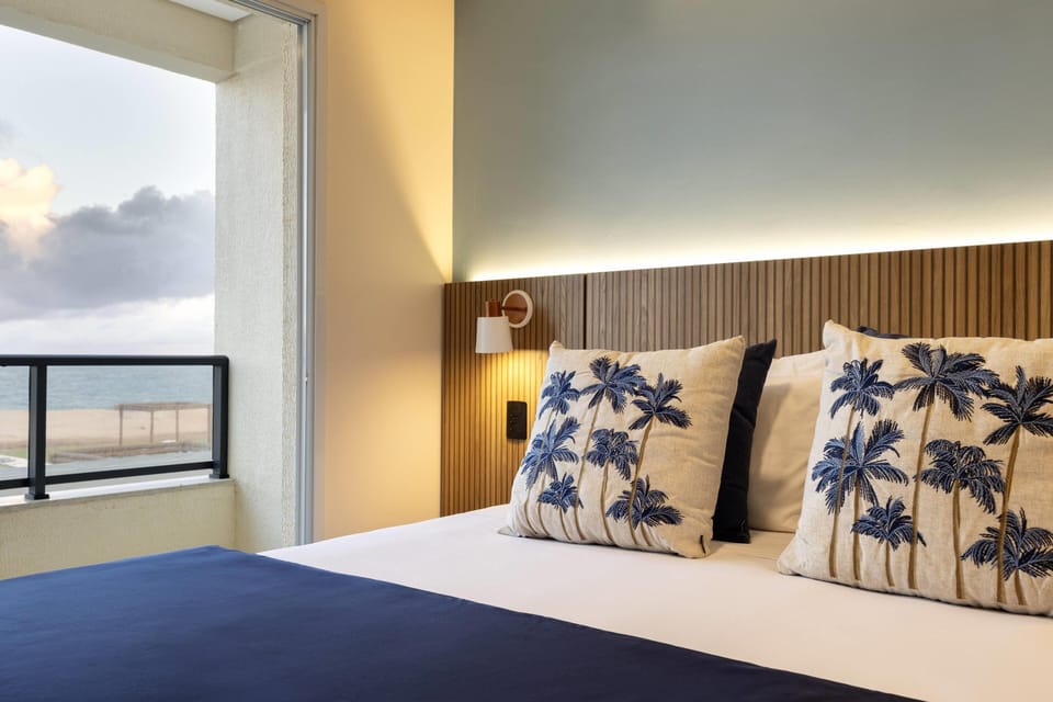 Room, 1 Queen Bed with Sofa bed, Accessible, Ocean View | Minibar, in-room safe, individually decorated, desk