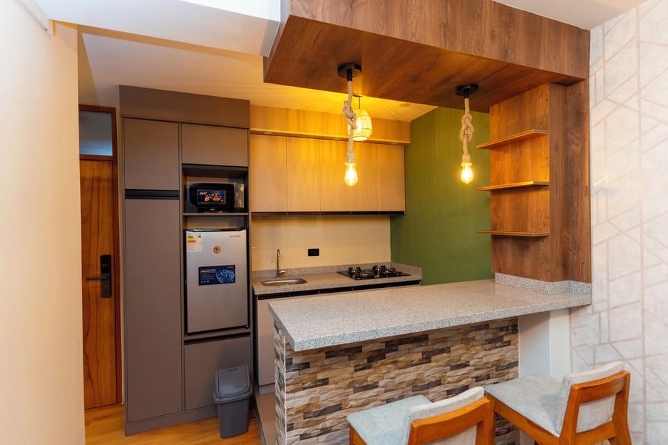 Family Apartment, Private Bathroom, City View | Private kitchen