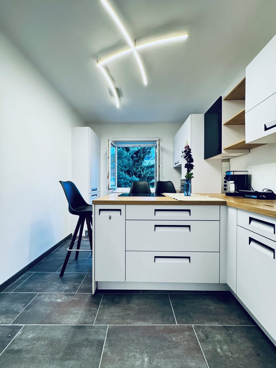 Basic Apartment | Private kitchen | Fridge, oven, stovetop, dishwasher