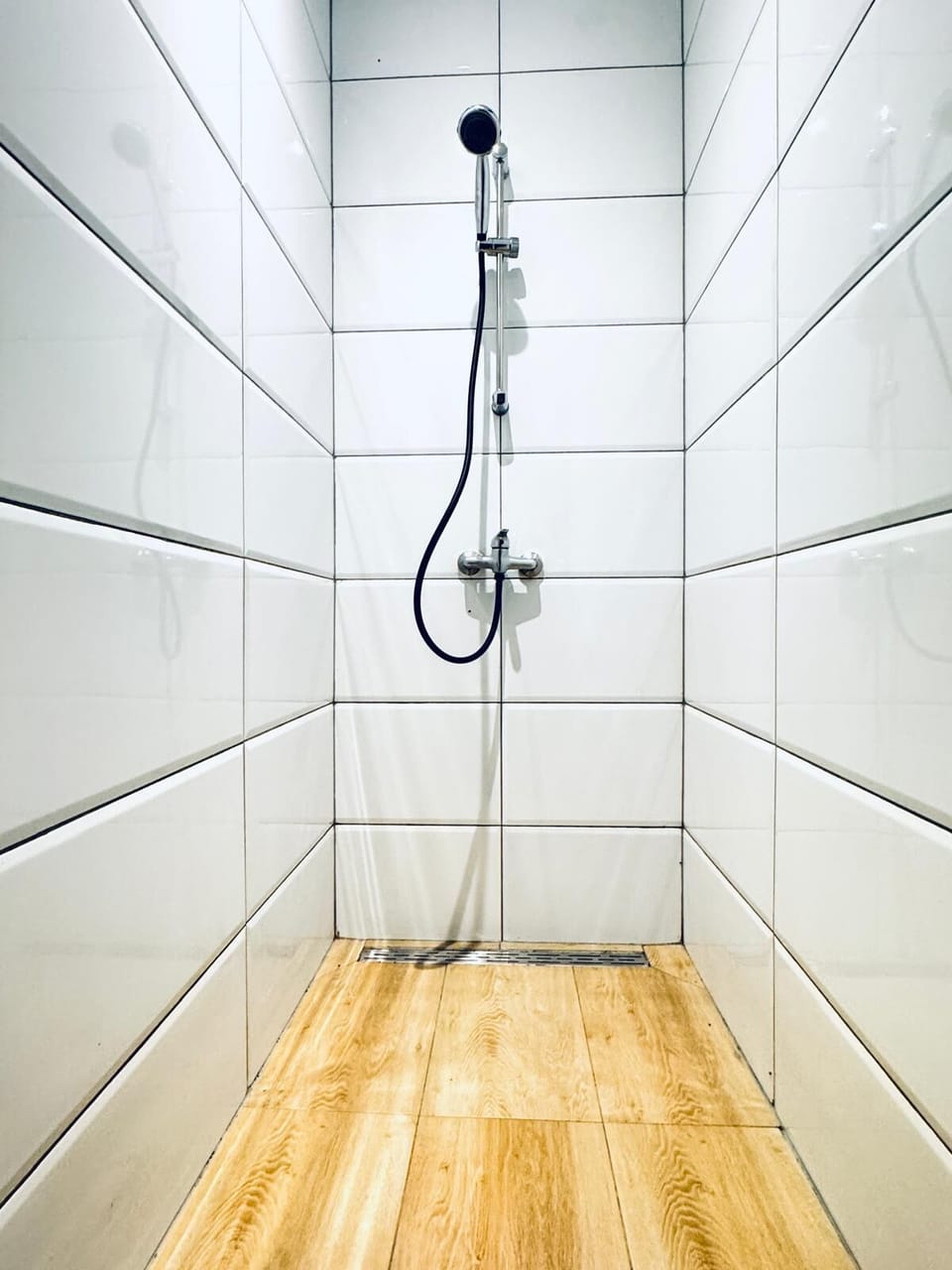 Basic Apartment | Bathroom | Shower, free toiletries, hair dryer, towels