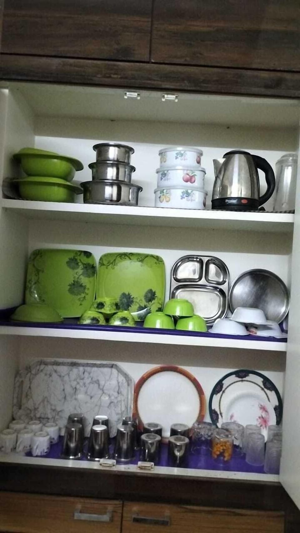 Family Apartment, Balcony | Private kitchen | Microwave, rice cooker, blender, mixer