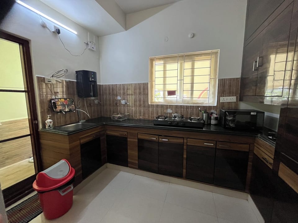 Family Apartment, Balcony | Private kitchen | Microwave, rice cooker, blender, mixer