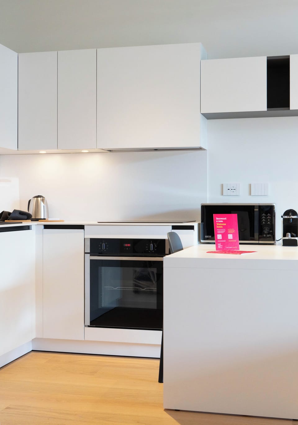 Basic Studio, Balcony, Sea View | Private kitchen | Espresso maker, electric kettle