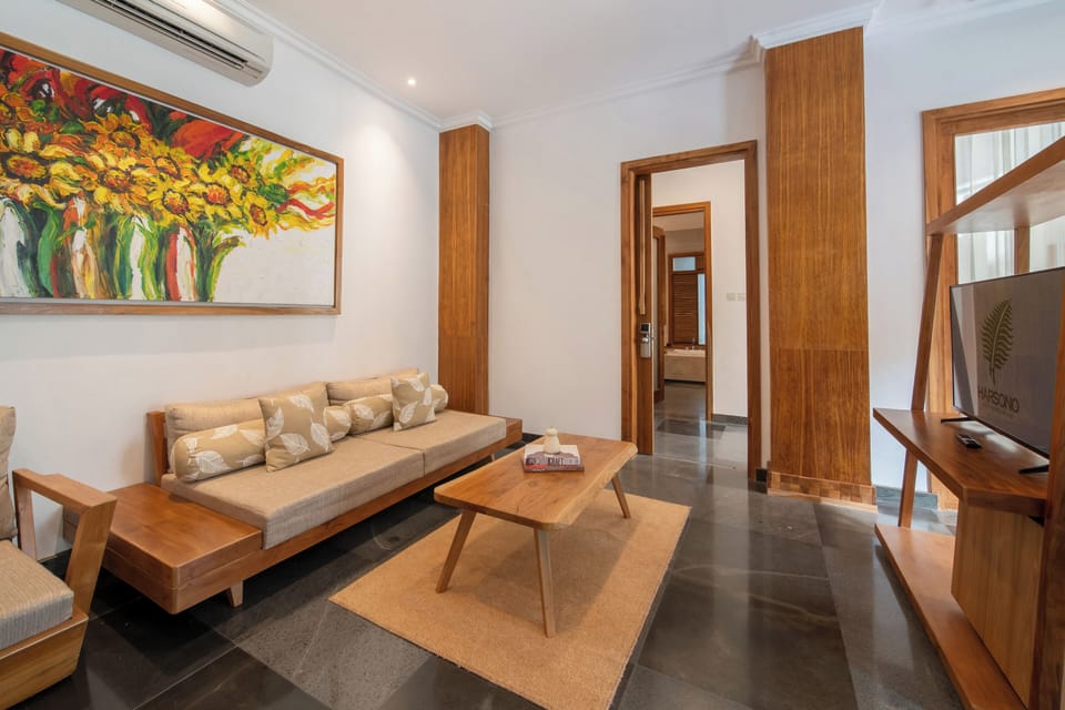 Villa, 2 Bedrooms, Private Pool, Garden View | Living area | 42-inch Smart TV with digital channels