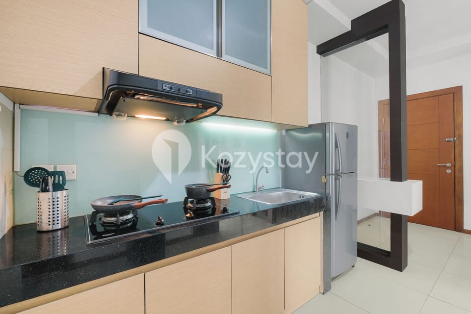 Apartment, 2 Bedrooms, City View | Private kitchen | Full-size fridge, microwave, stovetop, rice cooker