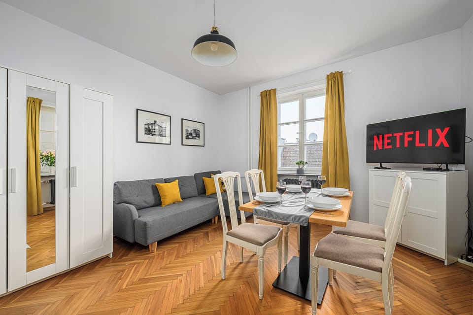 Classic Apartment, City View | Premium bedding, blackout drapes, iron/ironing board, cribs (surcharge)