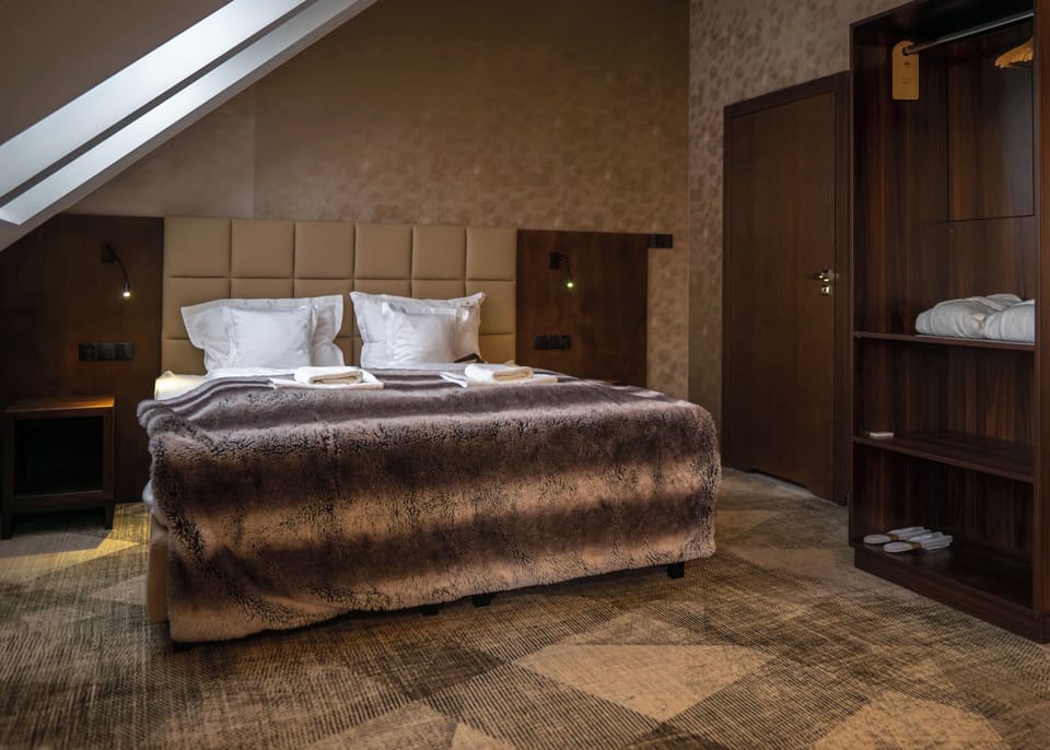 Deluxe Double Room | Desk, blackout drapes, iron/ironing board, free WiFi
