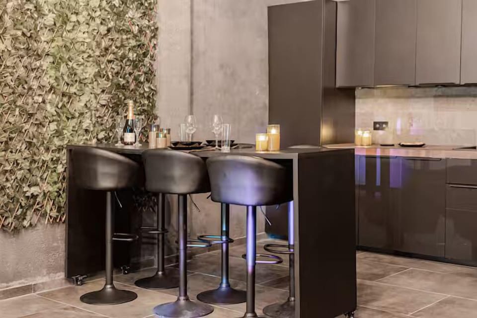 Luxury Suite, Private Pool | Private kitchen | Coffee/tea maker, electric kettle