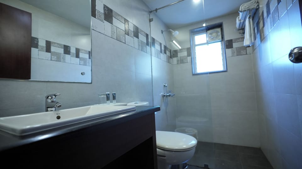 Executive Double Room, City View | Bathroom | Shower, free toiletries, towels, soap