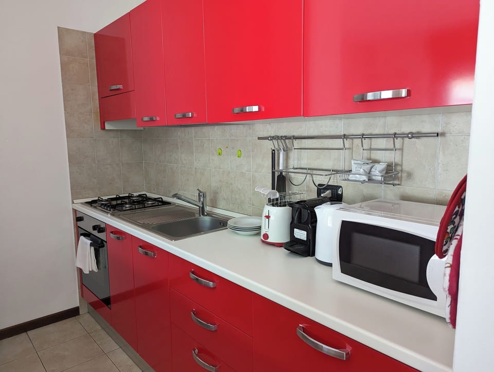 Apartment, Mountain View | Private kitchen | Full-size fridge, microwave, oven, stovetop