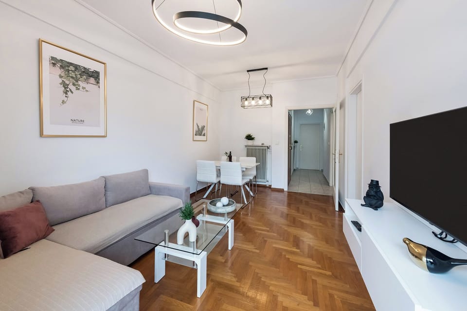 Apartment, 3 Bedrooms | Living area | Flat-screen TV