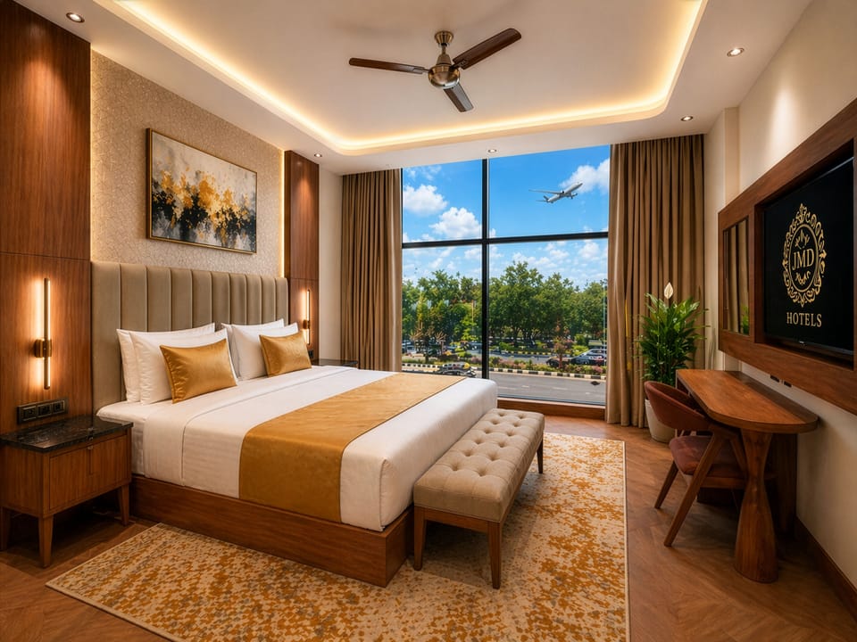 Superior Room with City View | Egyptian cotton sheets, premium bedding, minibar, free WiFi