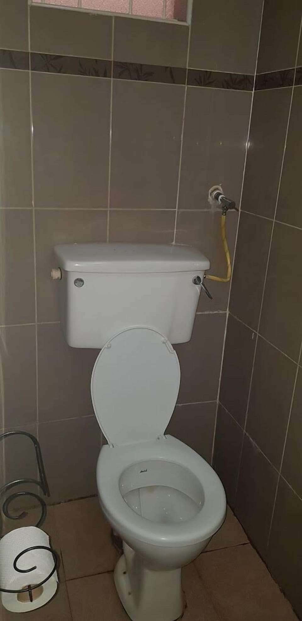 Shower, slippers, towels, soap