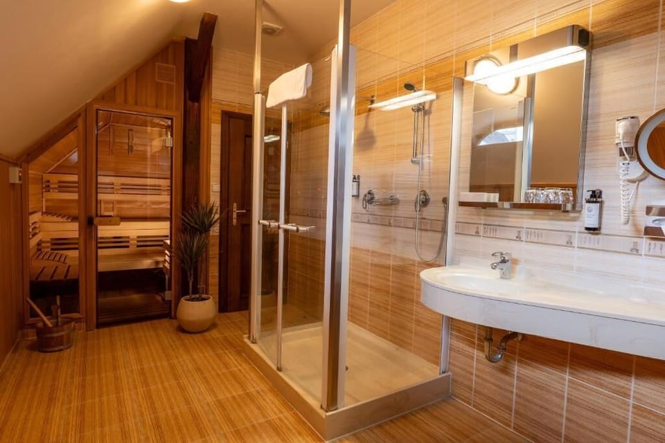 Premium Room | Bathroom | Combined shower/tub, free toiletries, hair dryer, towels