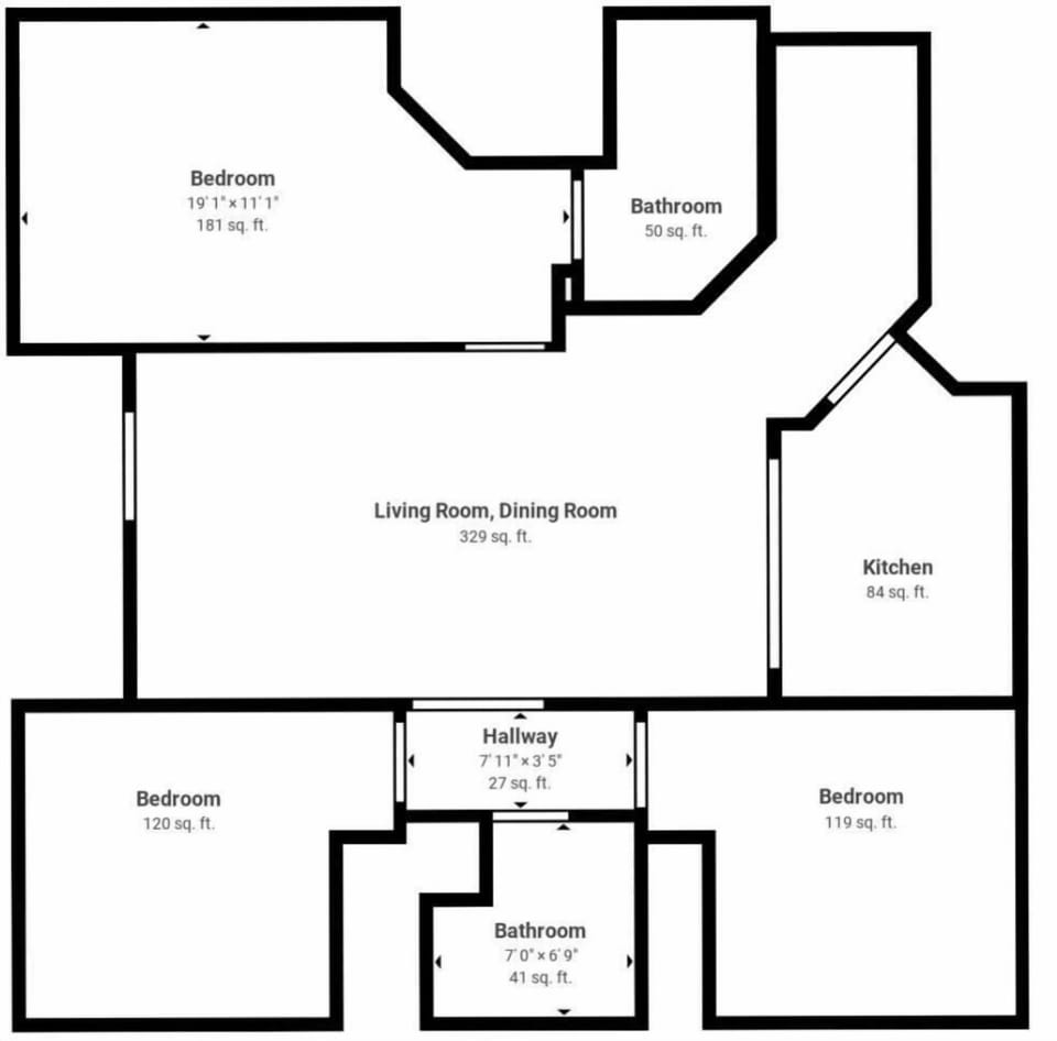 Condo, 3 Bedrooms | Floor plan