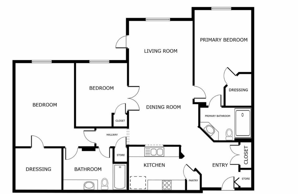 Condo, 3 Bedrooms | Floor plan