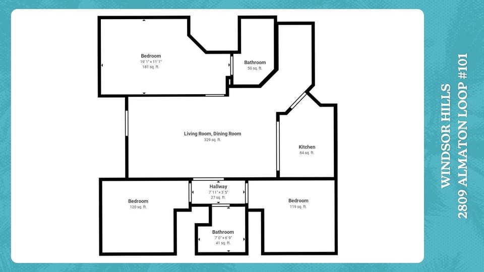Condo, 3 Bedrooms | Floor plan