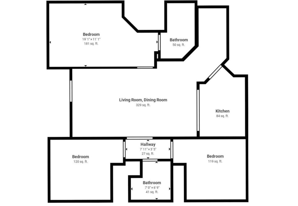 Condo, 3 Bedrooms | Floor plan