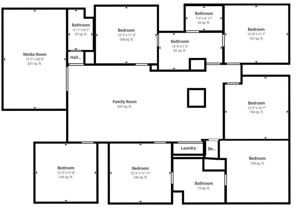 House, Multiple Bedrooms | Floor plan