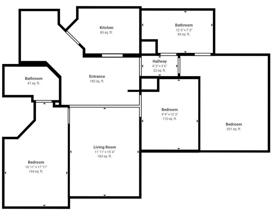 Condo, 3 Bedrooms | Floor plan