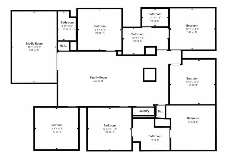 House, Multiple Bedrooms | Floor plan
