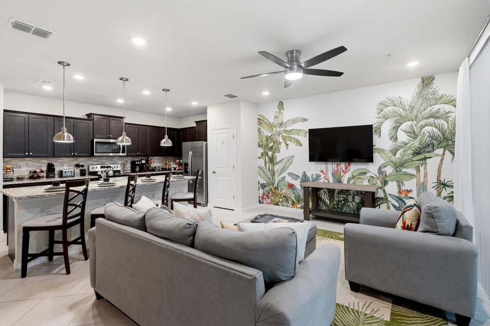 Townhome, 5 Bedrooms | Living area | Smart TV