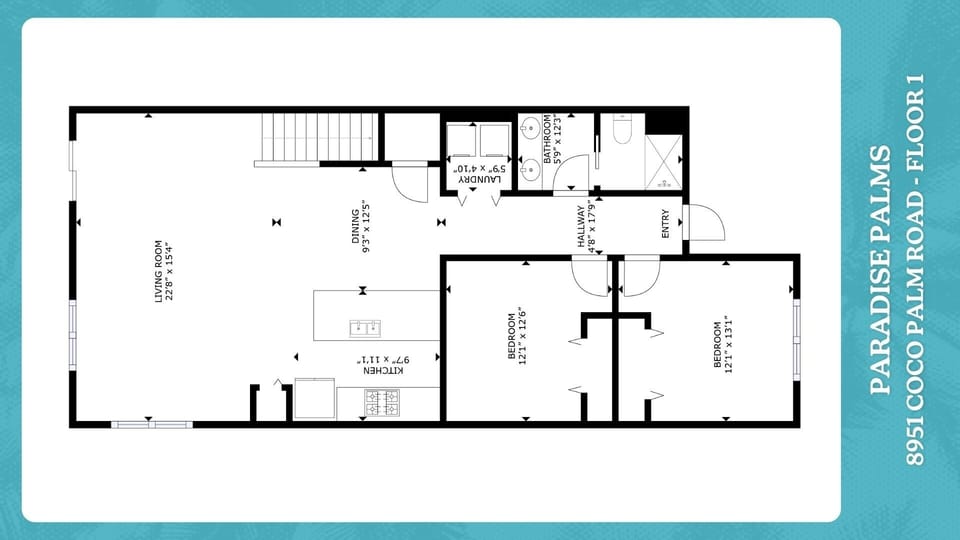 Townhome, 5 Bedrooms | Floor plan