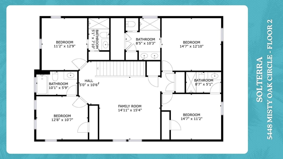 House, 5 Bedrooms | Floor plan