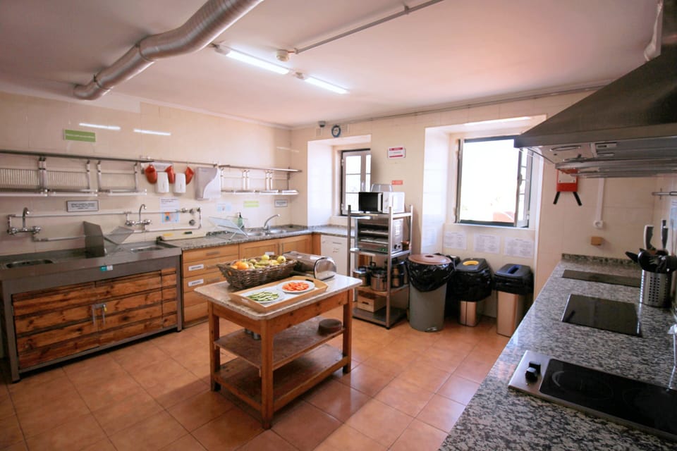 Shared fridge, microwave
