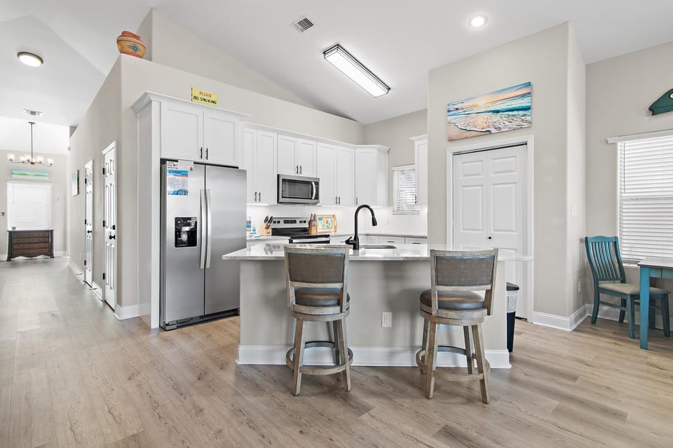 House, Multiple Beds (Beach Camp) | Private kitchen