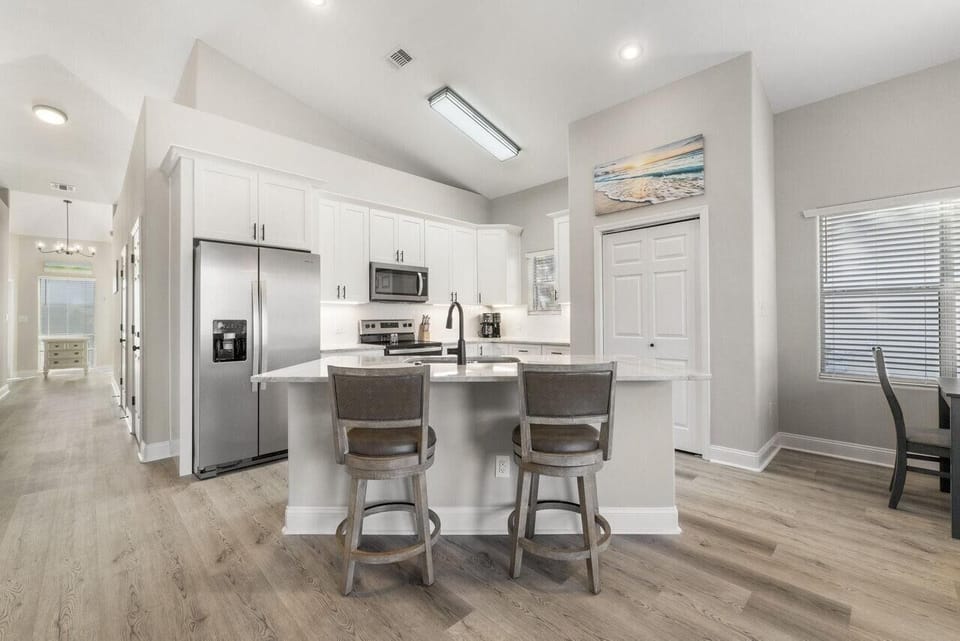 House, Multiple Beds (Beach Camp) | Private kitchen