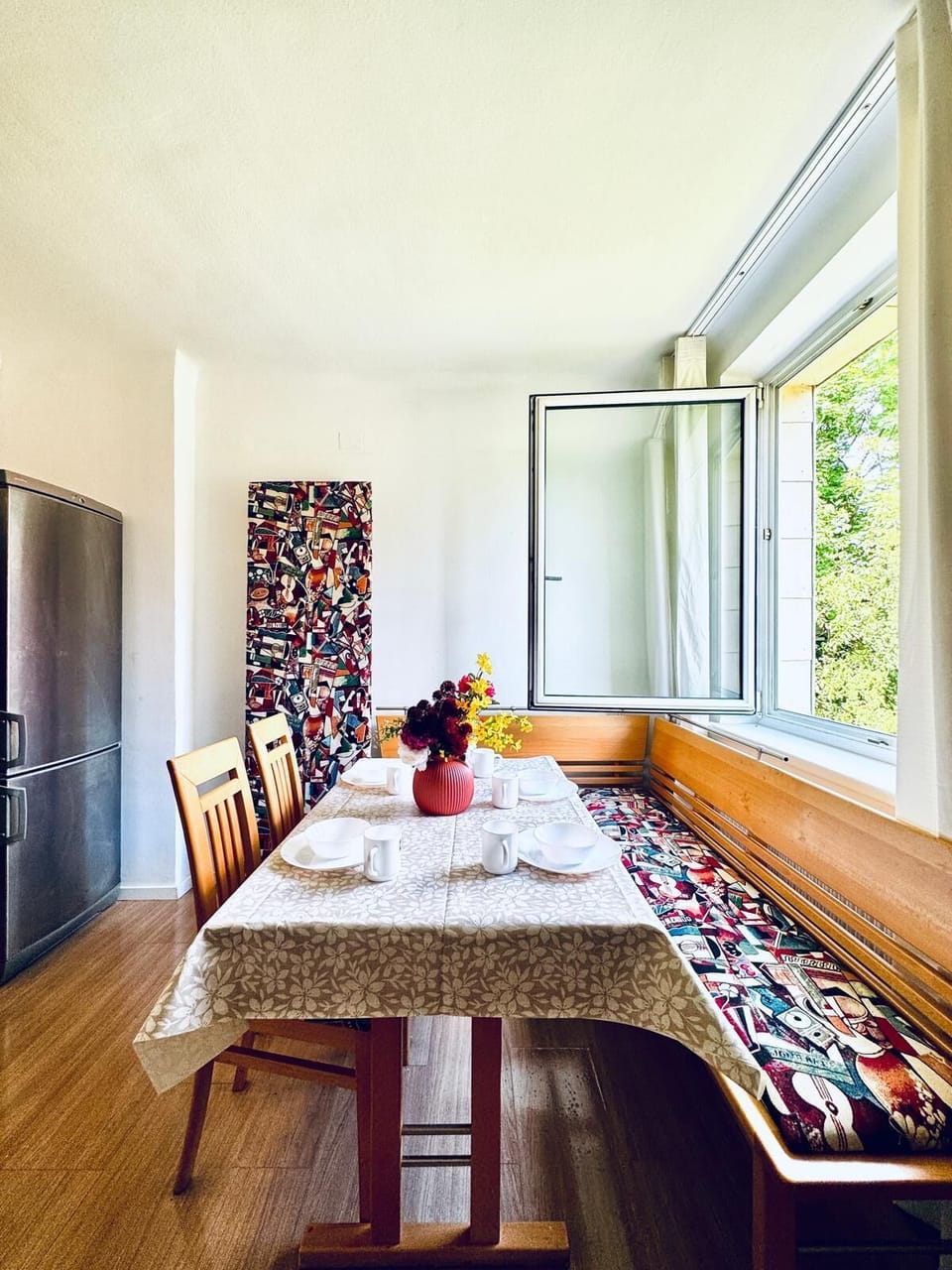 Basic Apartment | Private kitchen | Fridge, microwave, oven, stovetop