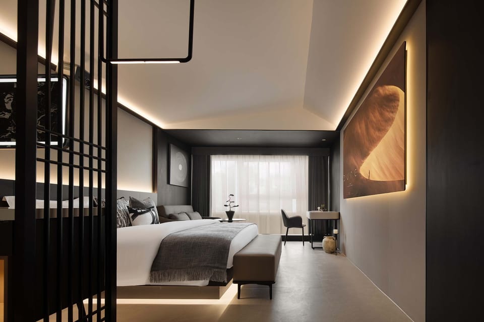Superior Double Room, City View | Premium bedding, desk, laptop workspace, blackout drapes