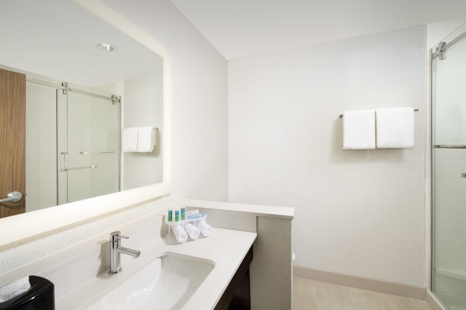 Free toiletries, hair dryer, towels, soap