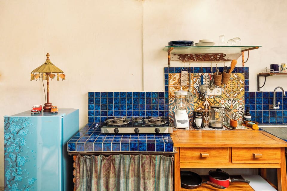 Villa, 1 Bedroom, Kitchen, Garden View | Private kitchen | Coffee/tea maker, full-size fridge, stovetop, dishwasher