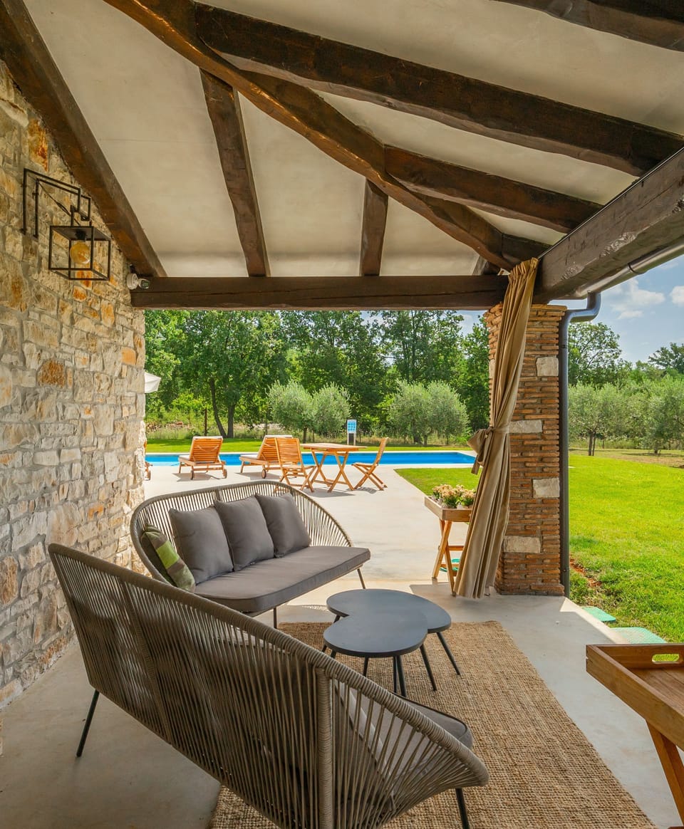 Villa, 3 Bedrooms, Private Pool, Garden View | Terrace/patio
