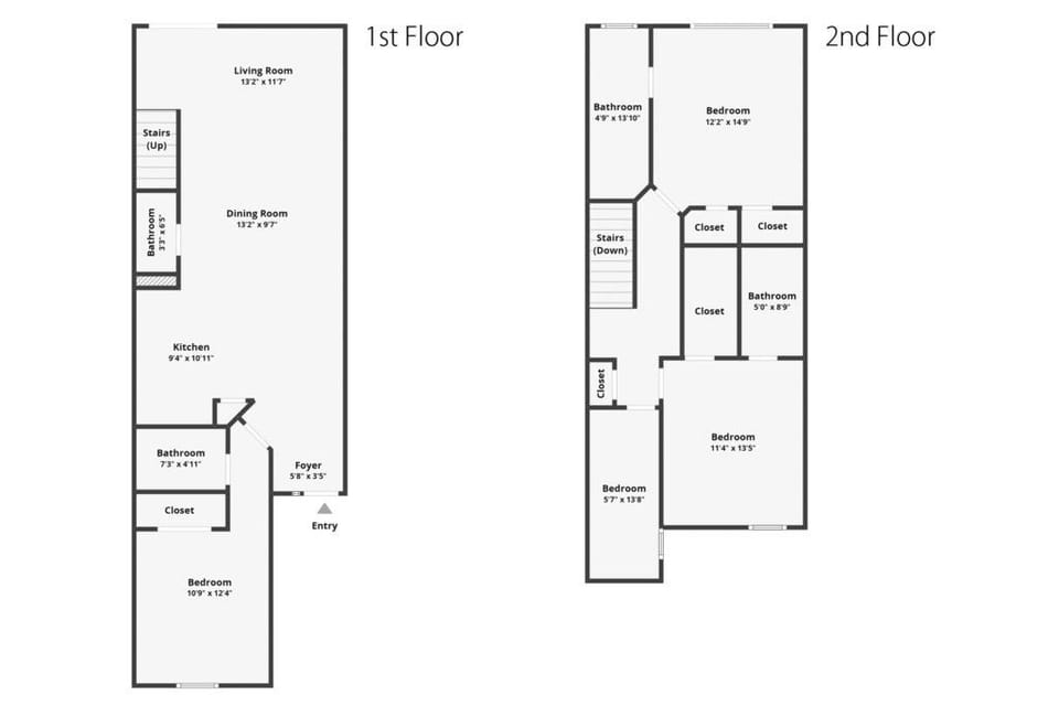 Townhome, 4 Bedrooms | Floor plan